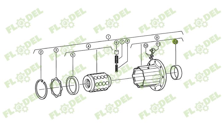 Bucsa blocare CLAAS JAGUAR 945677 Original CLAAS