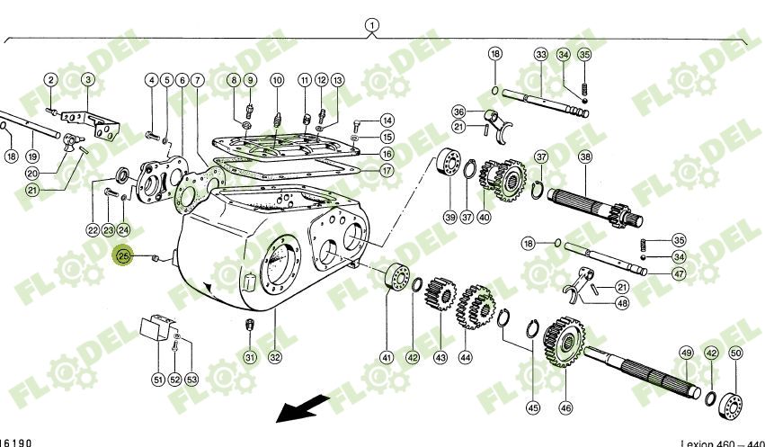 Surub inchidere cutie de viteze CLAAS 090121