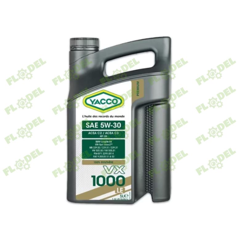 Ulei YACCO VX 1000 LE 5W30, 5l