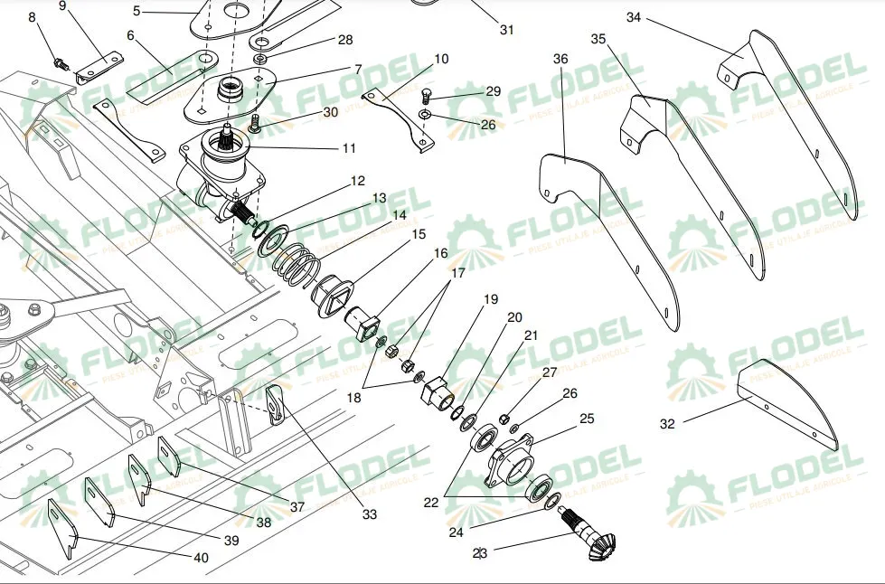 Distantier header de porumb Dominoni 02076