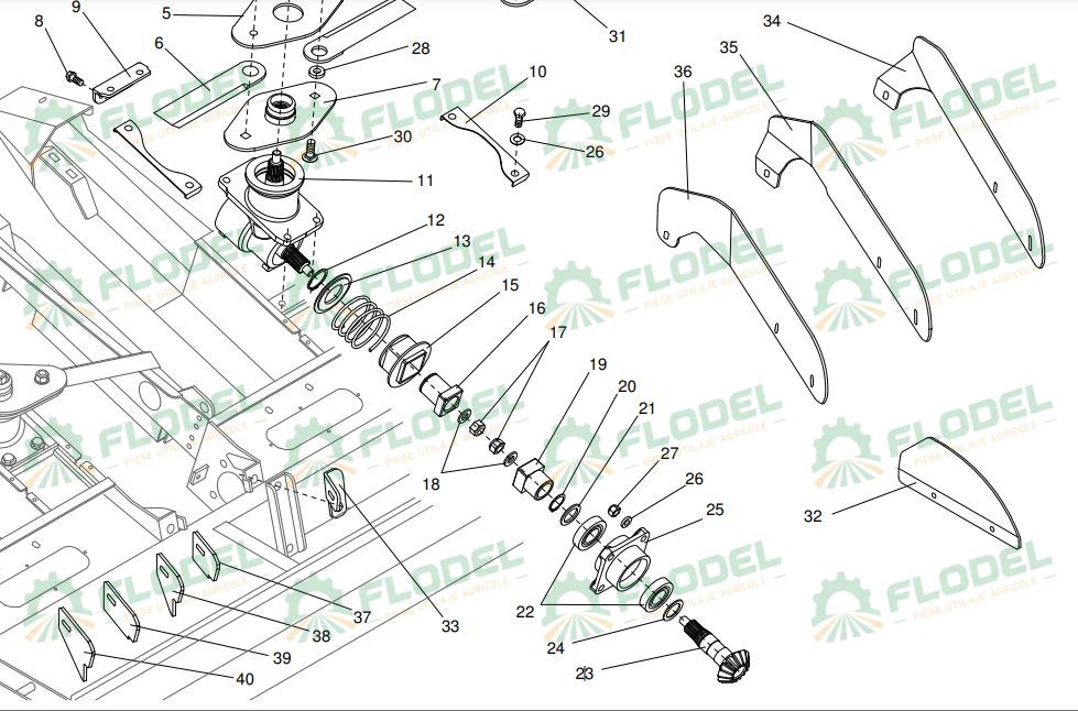 Distantier header porumb DOMINONI 11090