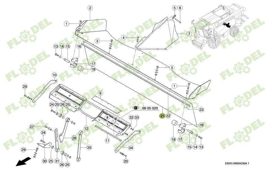 Banda etansare combina CLAAS 0007404370