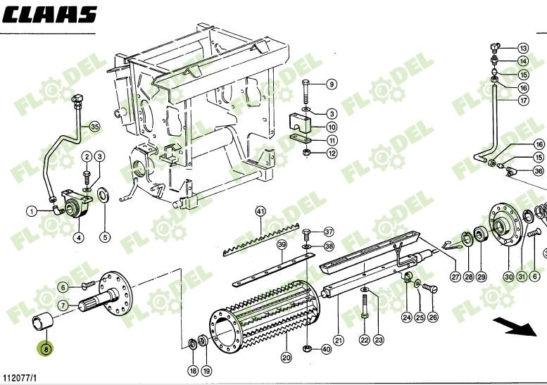 Bucsa distantiera CLAAS 984342 Original CLAAS