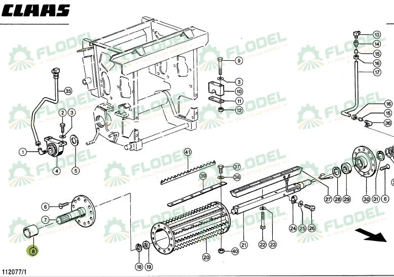 Bucsa distantiera CLAAS 984342 Original CLAAS