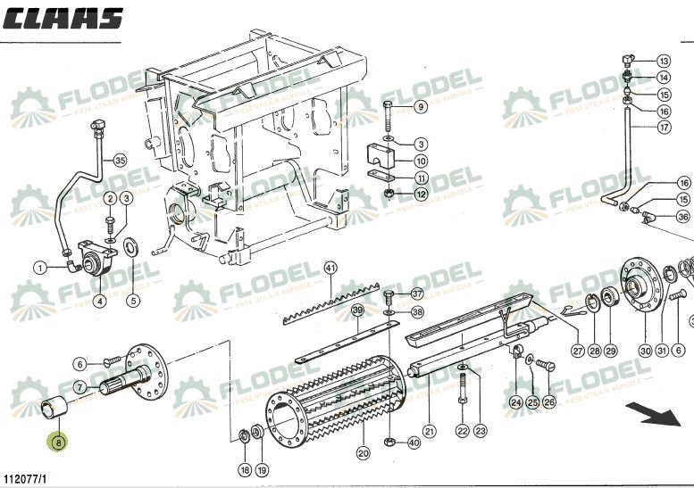 Bucsa distantiera CLAAS 984342 Original CLAAS