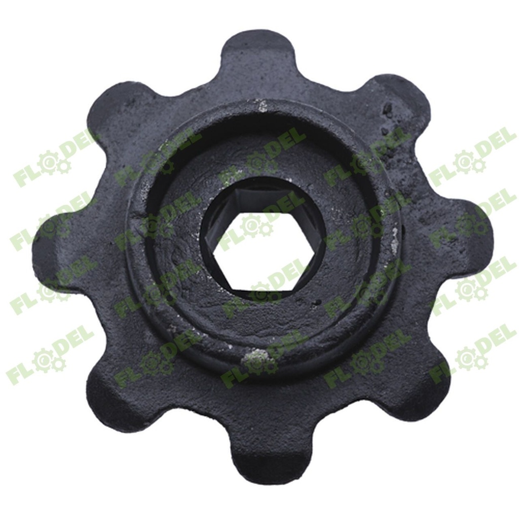 Pinion Z8 50.6x120x46.5mm header John Deere H85252