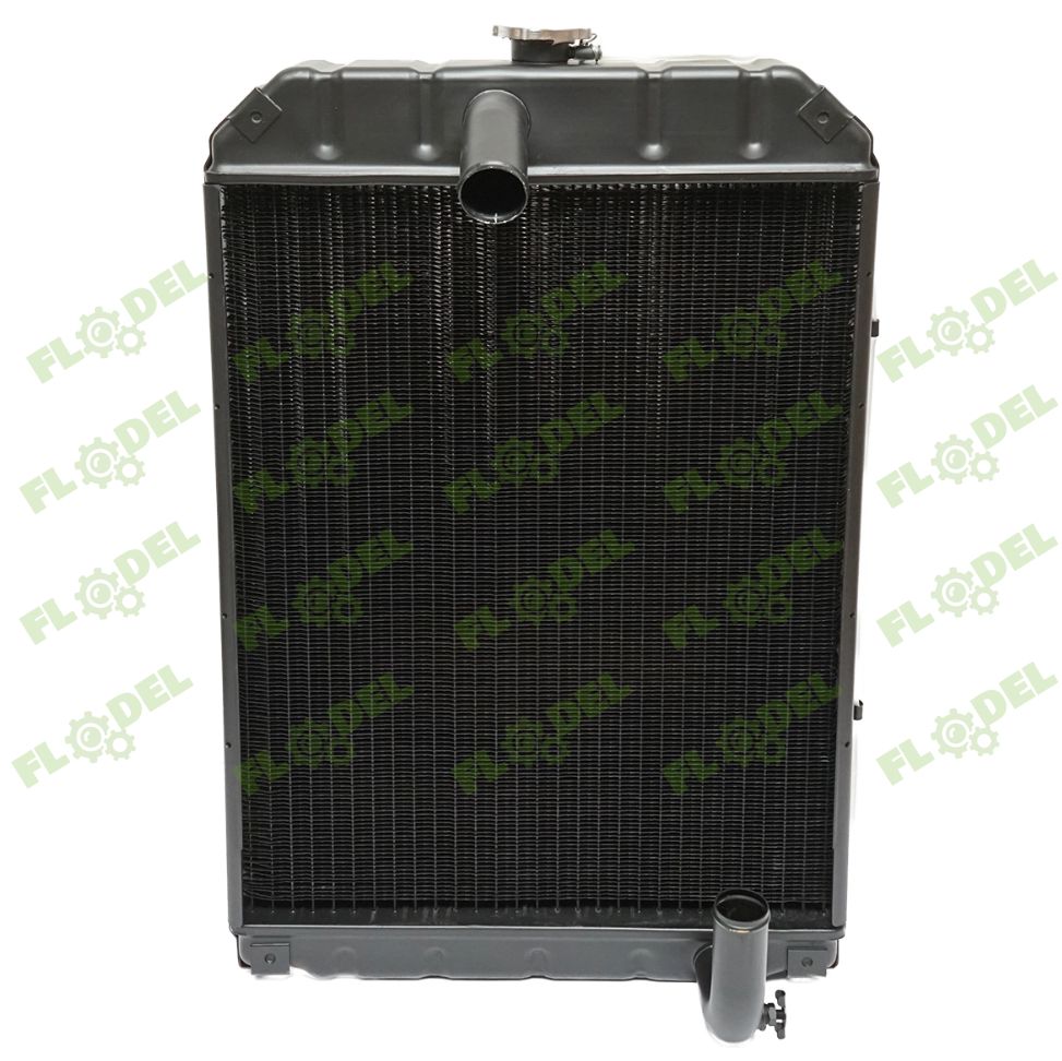 Radiator racire apa U 650 din cupru cu 5 randuri de celule 590x455x65 original
