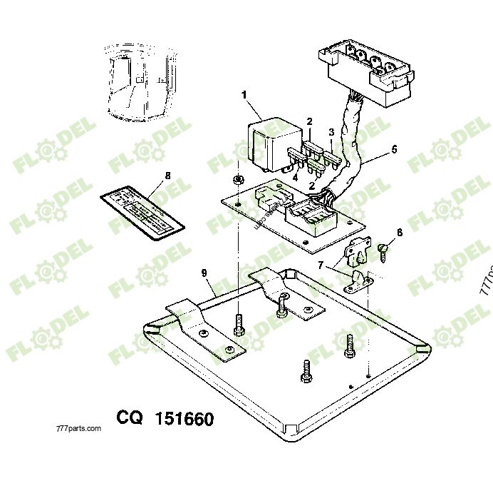 Releu JOHN DEERE DQ04698 Original
