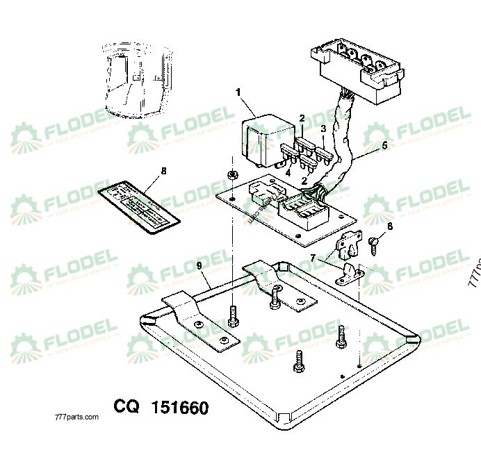 Releu JOHN DEERE DQ04698 Original