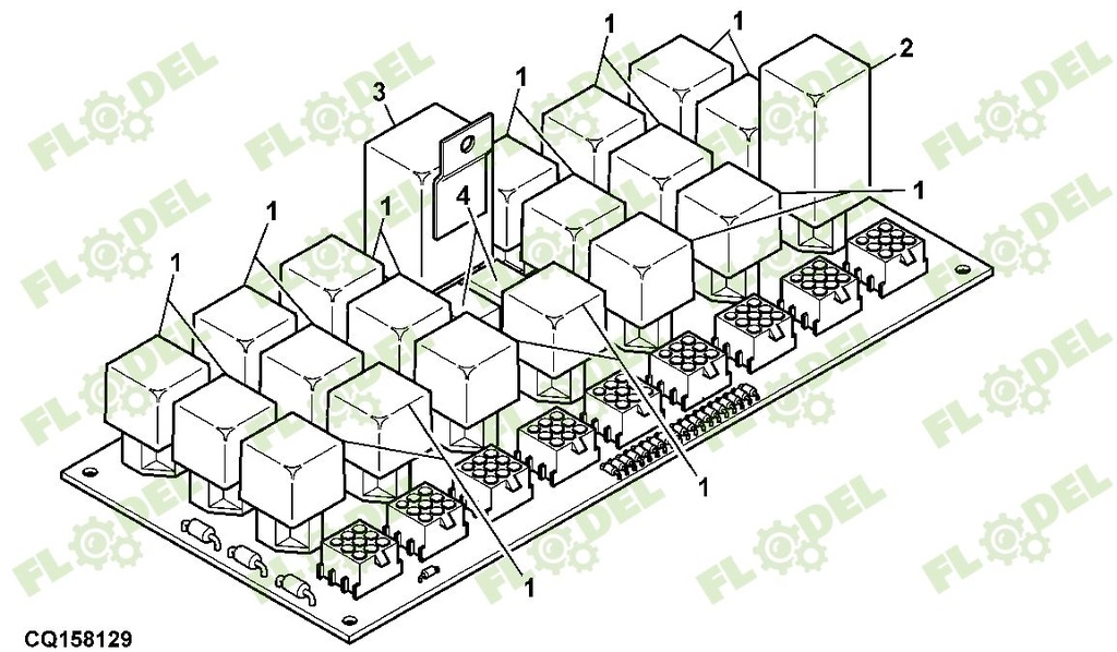 Releu JOHN DEERE DQ54077 Original JOHN DEERE