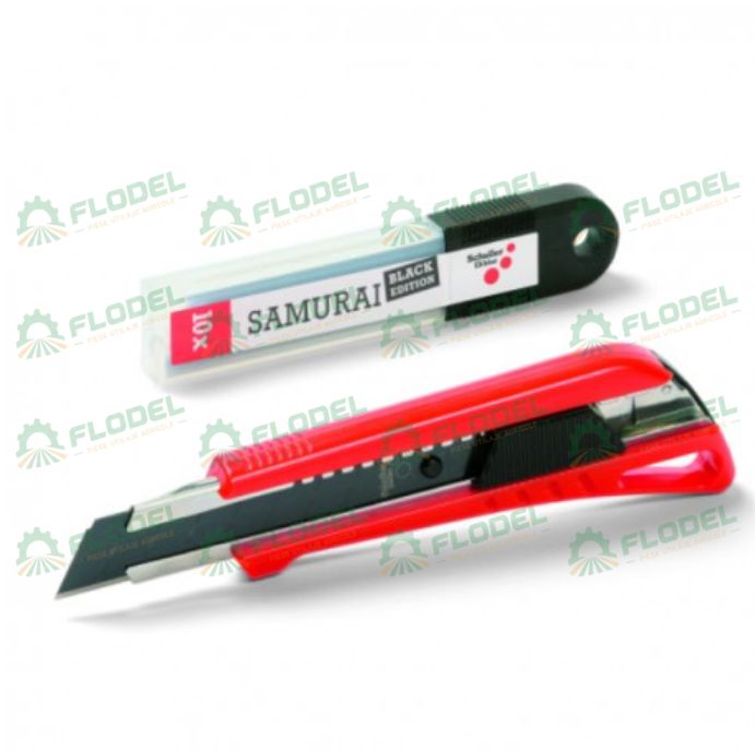 Set cutter Samurai Black 18mm + rezerva 10 lame