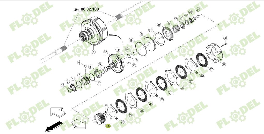 Butuc priza putere CLAAS 0011349740 Original CLAAS
