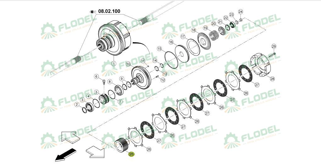 Butuc priza putere CLAAS 0011349740 Original CLAAS