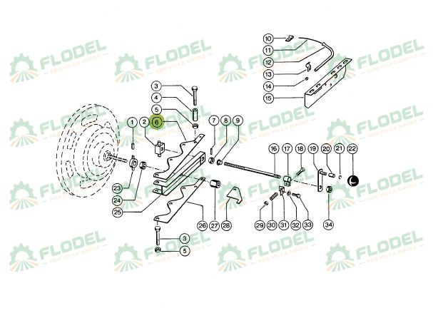 Suport suflanta CLAAS 0006034651 Original CLAAS