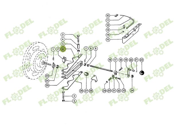 Suport suflanta CLAAS 0006034651 Original CLAAS