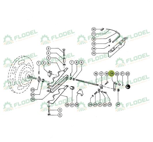 Manivela CLAAS 0006034690 Original CLAAS