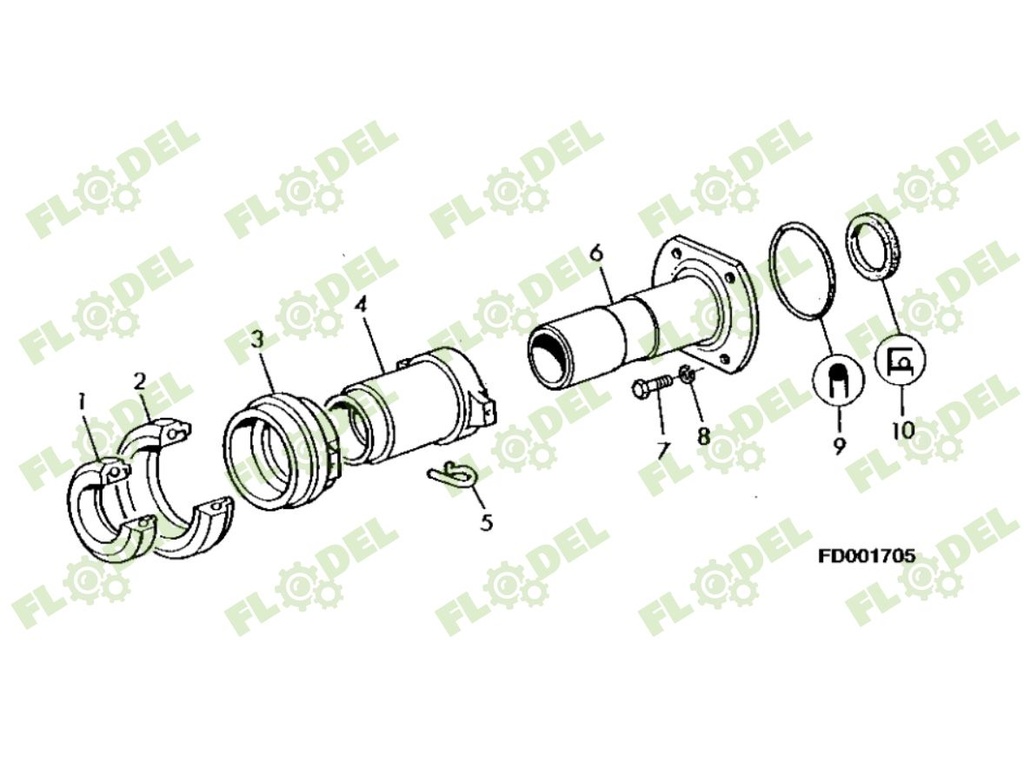 Ghidaj rulment presiune tractor CLAAS RENAULT 0011274370