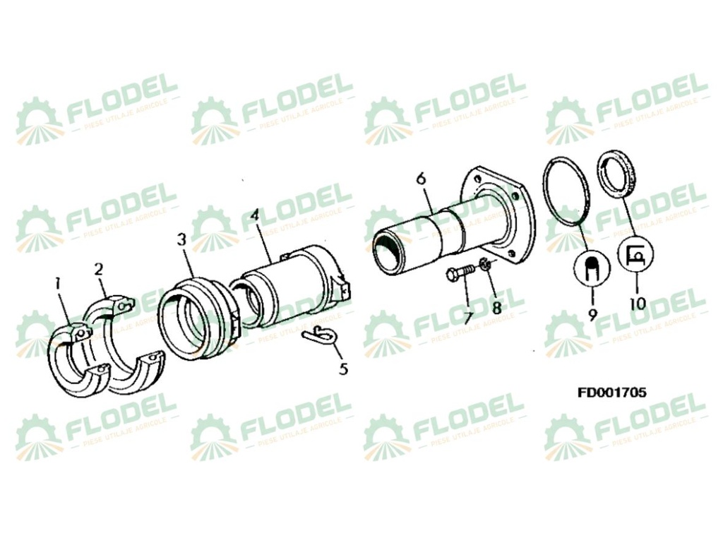 Ghidaj rulment presiune tractor CLAAS RENAULT 0011274370
