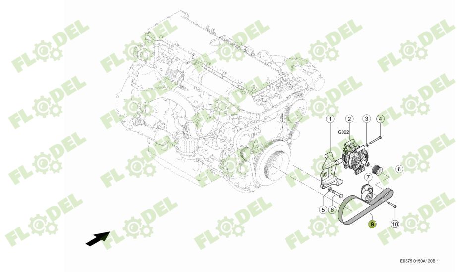 Curea 10PK1270 Original CLAAS 0006708420