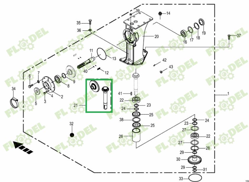 Set pinioane KRONE 2944306