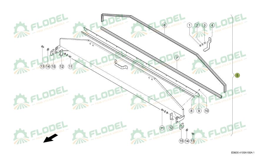 Clapeta tambur combina CLAAS 0027391460 Original CLAAS