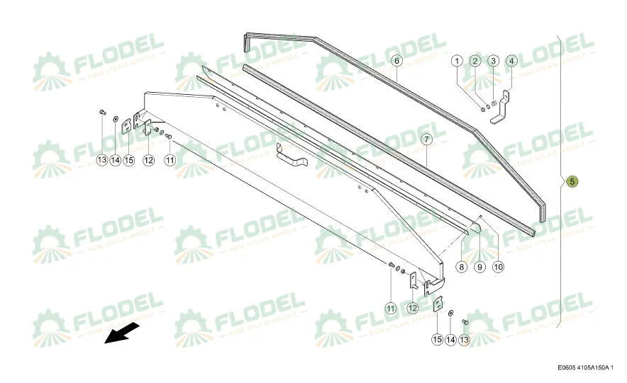 Clapeta tambur combina CLAAS 0027391460 Original CLAAS