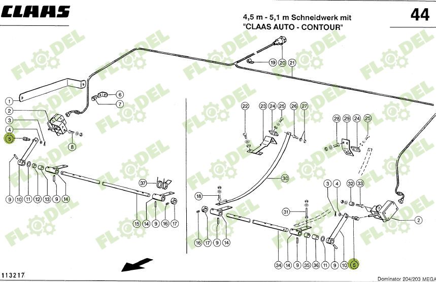 Ghidaj CLAAS 0006509061 Original CLAAS