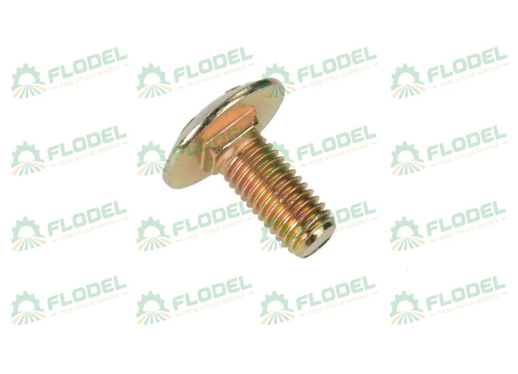 Surub cap bombat gat patrat M12 653269