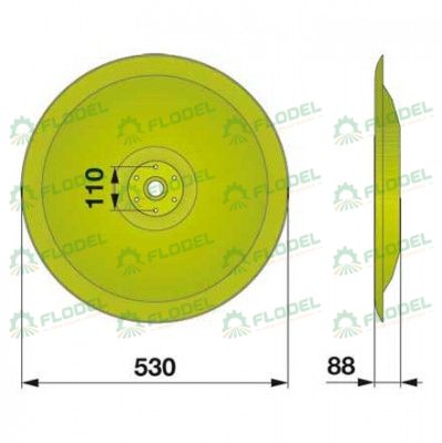 Disc tambur cositoare CLAAS 949272