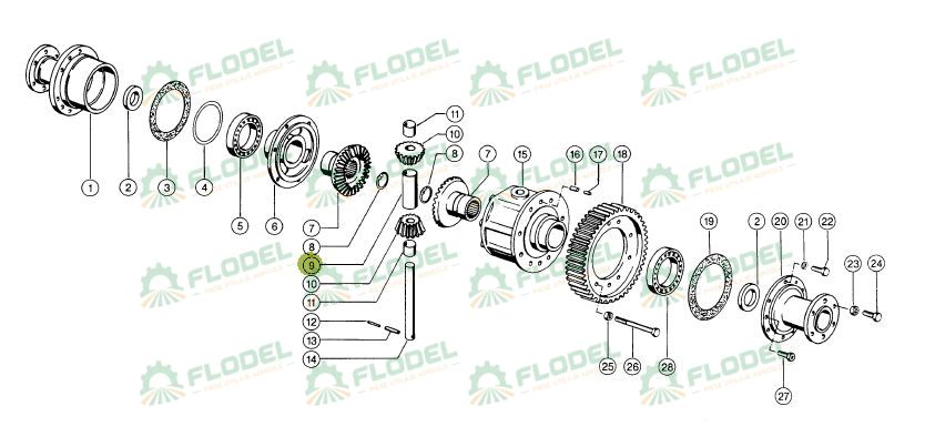 Bucsa diferential CLAAS 0006358840 Original CLAAS