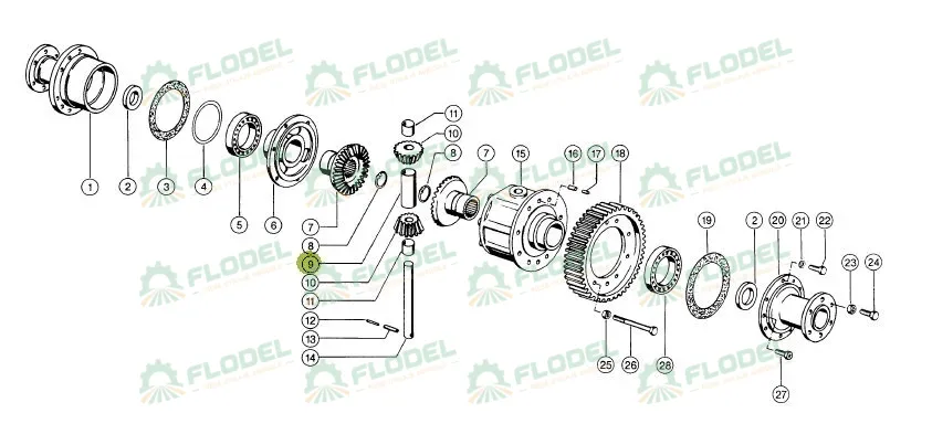 Bucsa diferential CLAAS 0006358840 Original CLAAS