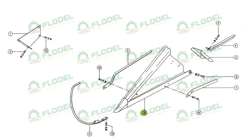 Despicator lan CLAAS 0006889701 Original CLAAS - DREAPTA