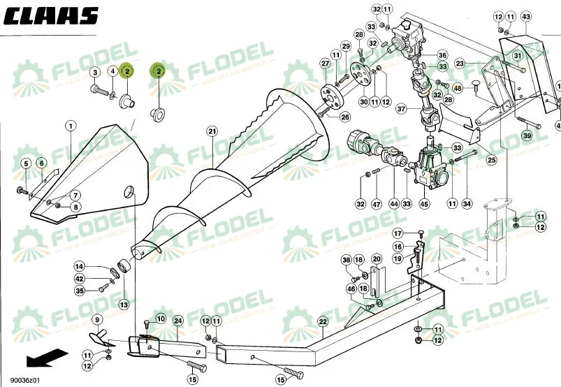 Bucsa 0009130140 Original CLAAS