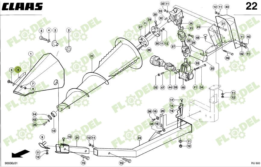 Placa 0009921490 Original CLAAS 