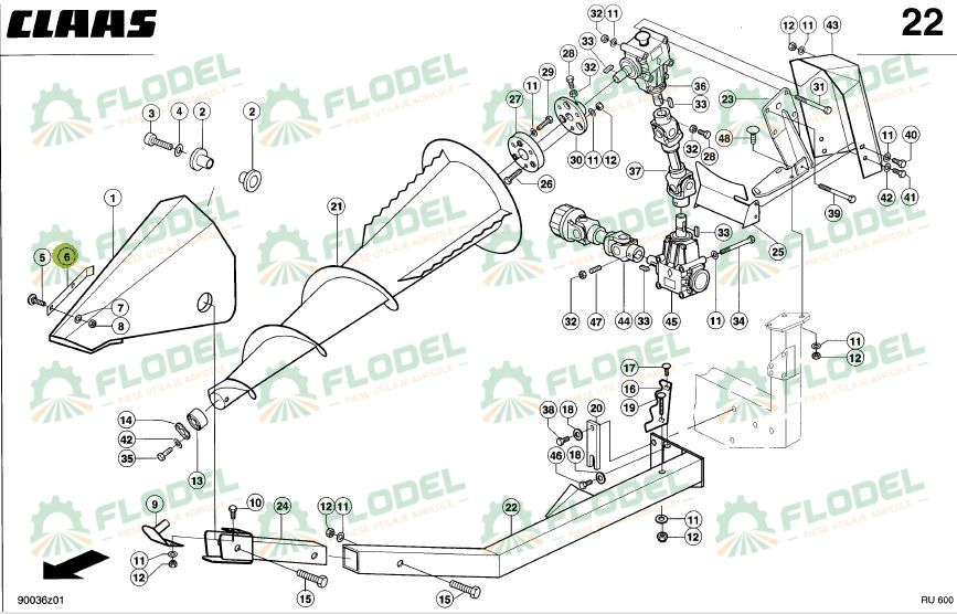 Placa 0009921490 Original CLAAS 