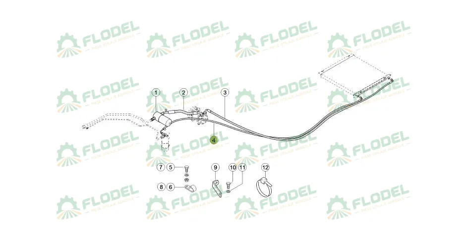 Conducta clima combina CLAAS 0005599781 Original CLAAS