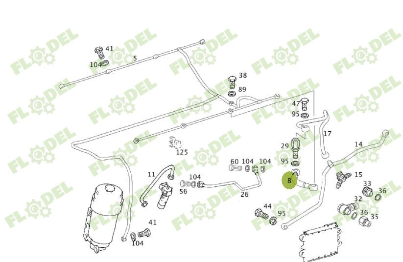 Conducta combina CLAAS 0019911770 Original CLAAS