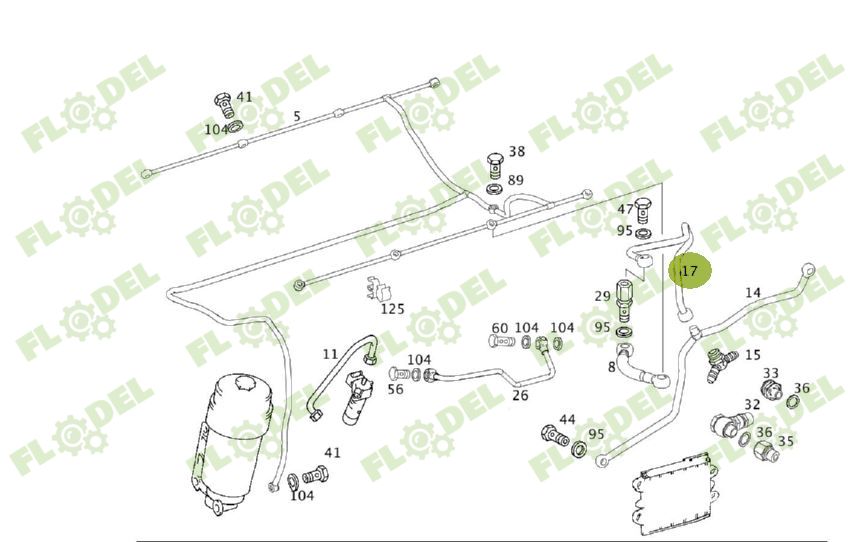 Conducta combina CLAAS 0019911750 Original CLAAS