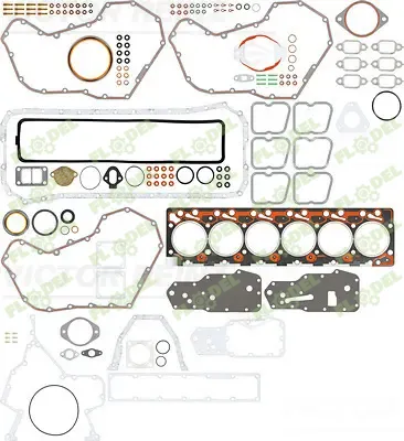 Set complet garnituri motor tractor CASE ih 01-41475-01 [VICTOR REINZ]