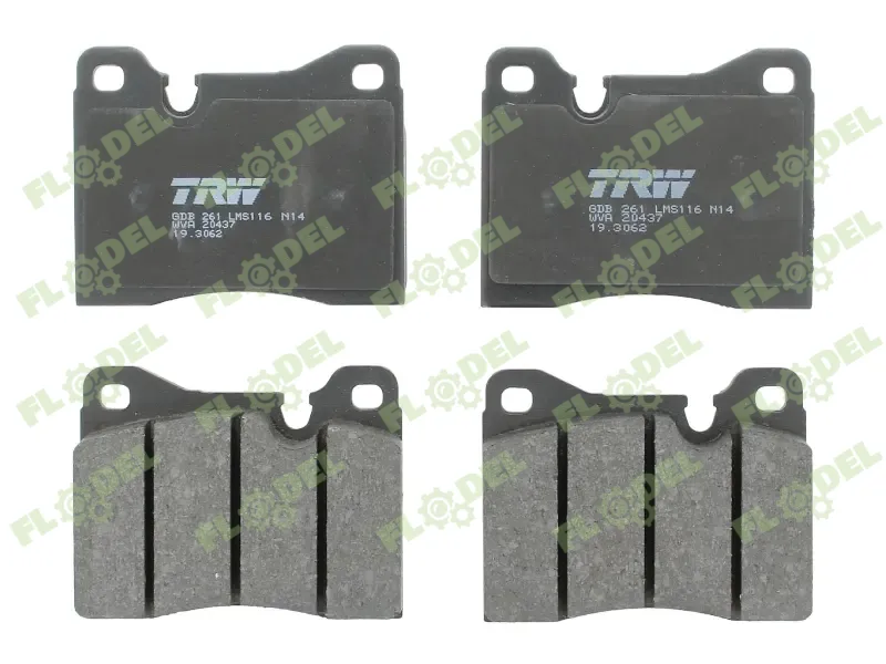 Set placute frana FENDT F198104072010 [4 buc] 