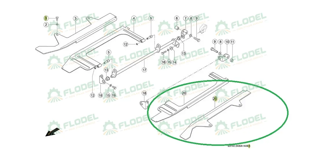 Placa ghidare CLAAS CONSPEED 313925