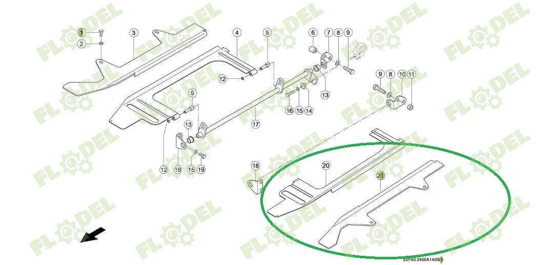 Placa ghidare CLAAS CONSPEED 313925