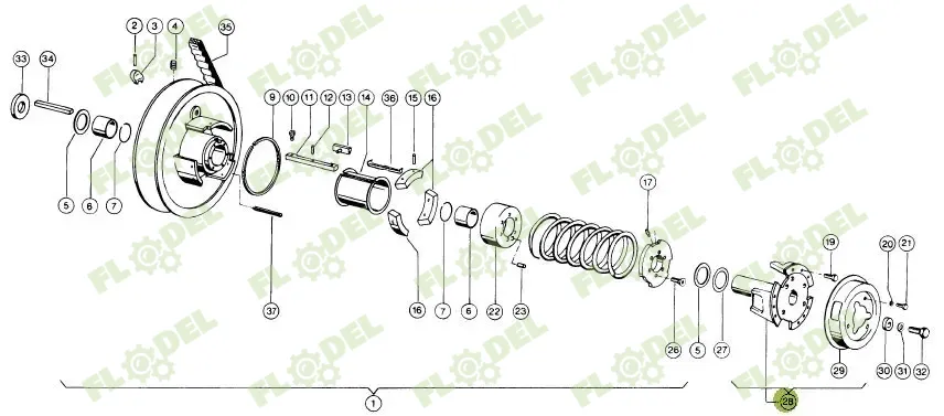 Butuc variator CLAAS 603027