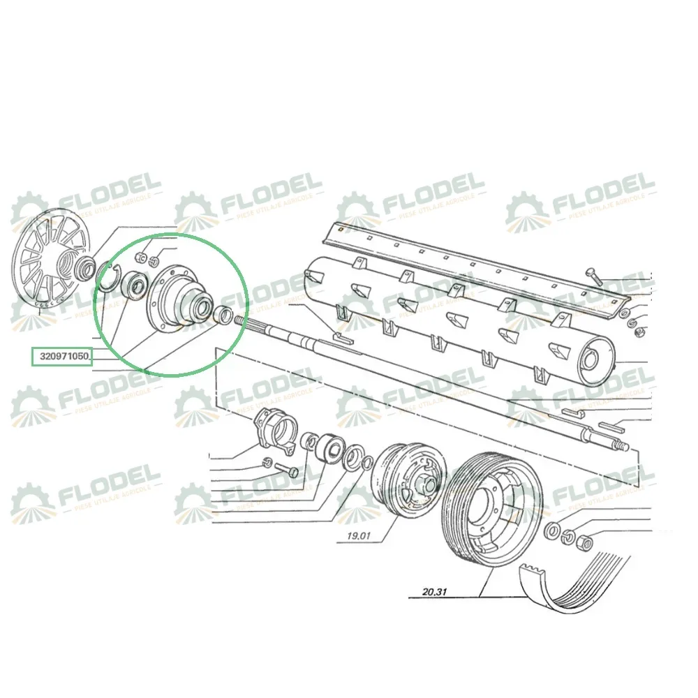 Carcasa rulment LAVERDA LA320971050