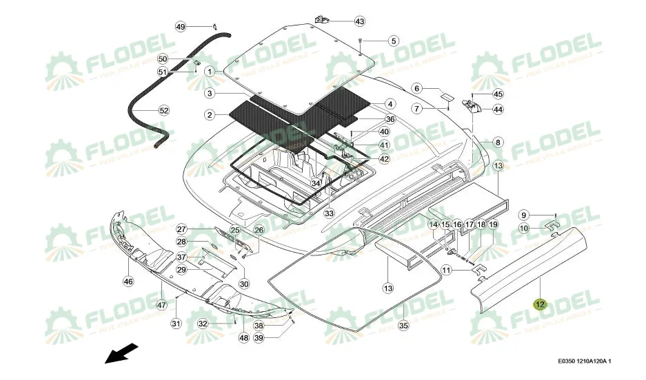Capac combina CLAAS 0005640771 Original CLAAS 