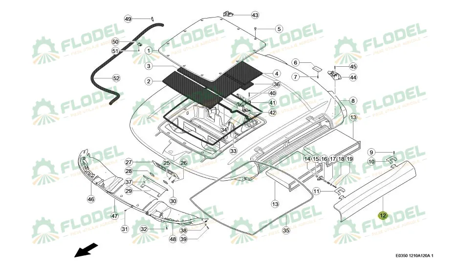Capac combina CLAAS 0005640771 Original CLAAS 