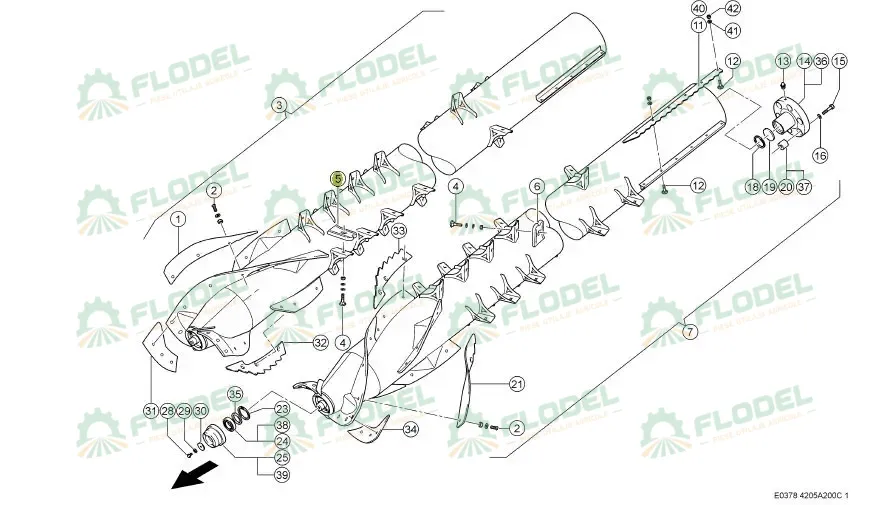 Deget rotor 0007825331 Original CLAAS