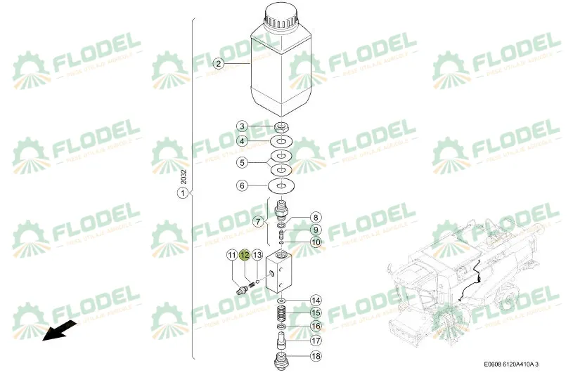 Arc compresie 0002181511 Original CLAAS 