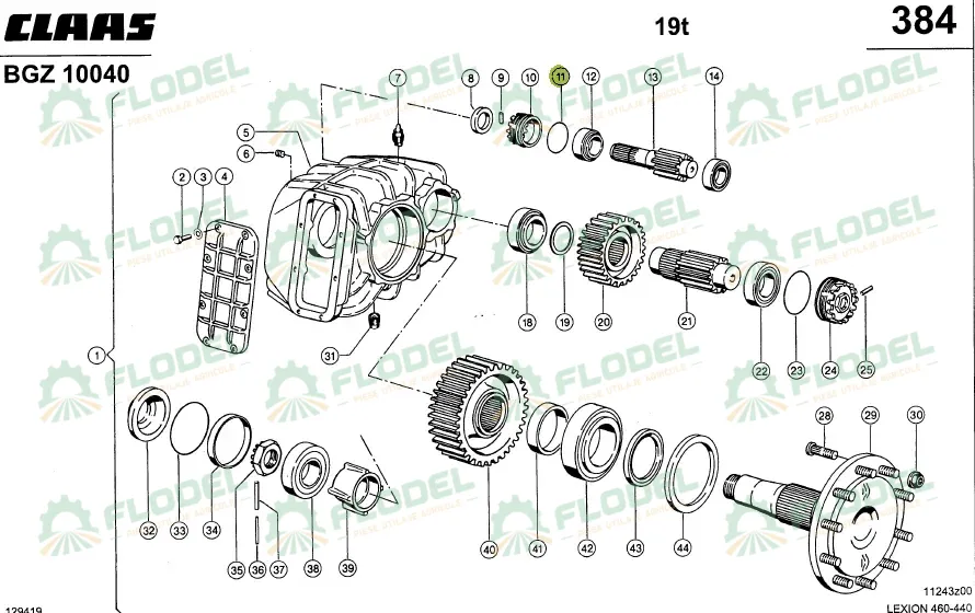 O ring reductor CLAAS 0002110690 Original CLAAS 