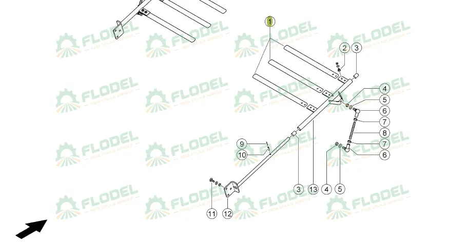 Dinte deflector 0000615901 Original CLAAS 
